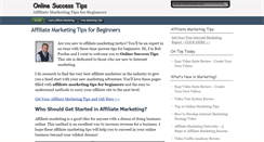 Desktop Screenshot of onlinesuccesstips.com